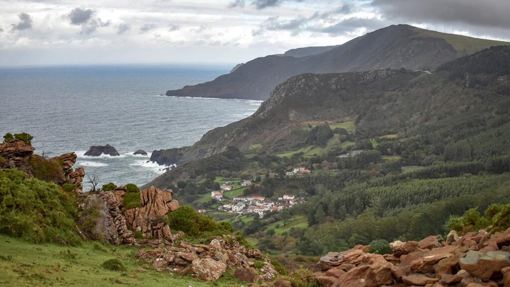 Localización de San Andrés de Teixido